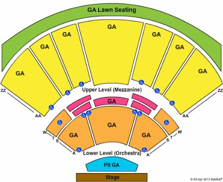 Seating Chart | Hollywood Casino Amphitheatre | St. Louis, MO
